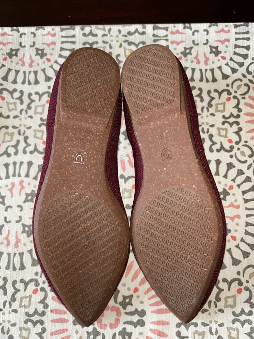 NEW Rothys In Love The Point II Cabernet women’s size 8 NWOB - Picture 3 of 5